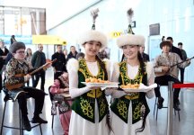 В Казахстане стартовали Дни культуры Азербайджана – праздничная церемония встречи в аэропорту (ФОТО)