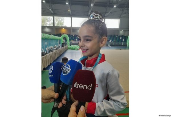 Я очень рада, что сегодня одержала победу - гимнастка клуба "Оджаг Спорт"