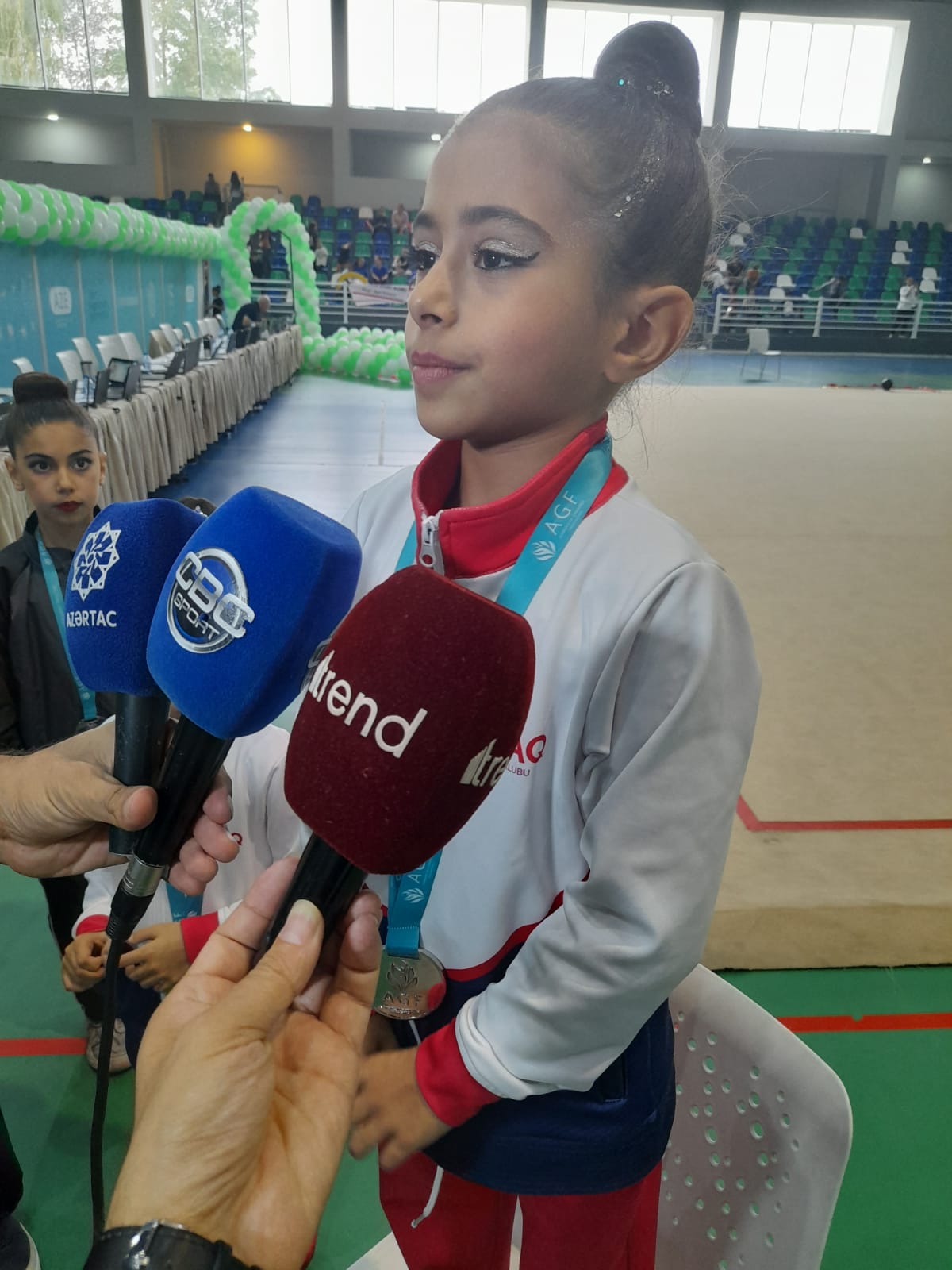 В напряженной борьбе на соревнованиях я одержала победу - член клуба "Оджаг Спорт"