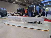 Израиль демонстрирует ракету Blue Spear на ADEX-2024 (ФОТО)