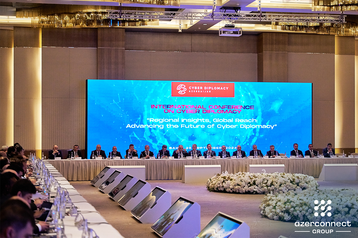 Azerconnect Group поддержала Международную конференцию по кибердипломатии (ФОТО)