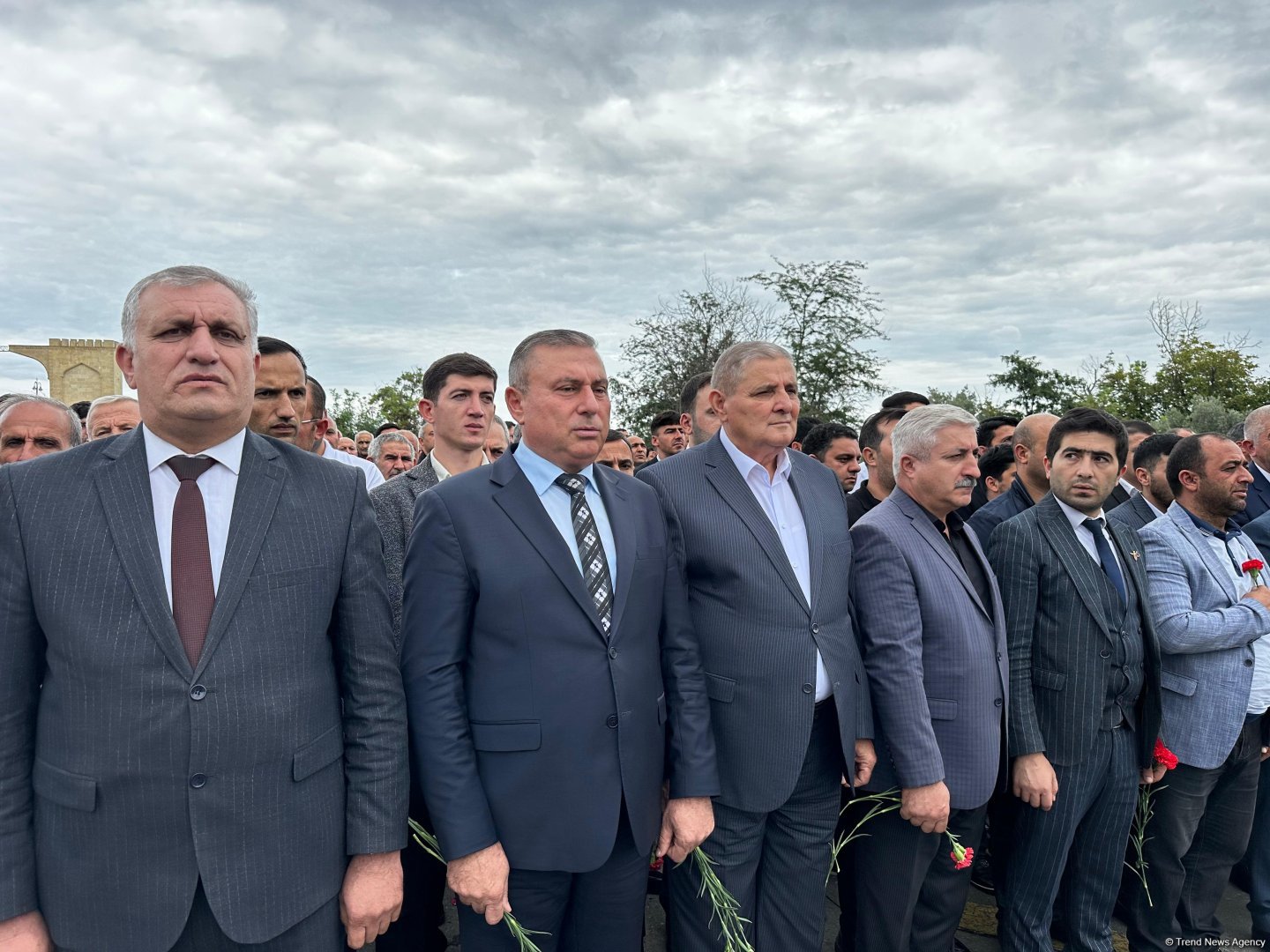 Жители Агдама чтят память шехидов 44-дневной Отечественной войны (ФОТО)