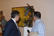 В Баку открылась выставка "Опыт абстрактного искусства азербайджанских художников" (ФОТО)