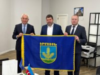 Подписан документ о побратимстве между городами Лачин и Ирпень (ФОТО)