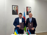 Подписан документ о побратимстве между городами Лачин и Ирпень (ФОТО)