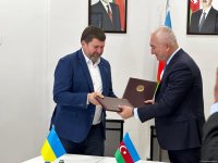 Подписан документ о побратимстве между городами Лачин и Ирпень (ФОТО)