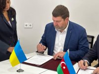 Подписан документ о побратимстве между городами Лачин и Ирпень (ФОТО)