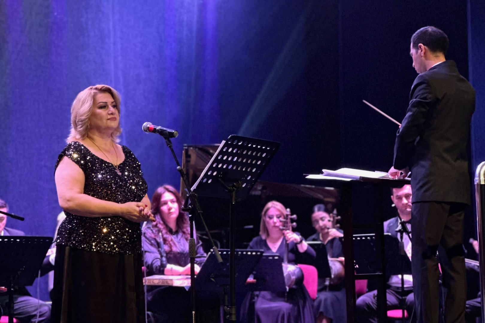 В Гяндже состоялся творческий вечер памяти видного композитора Саида Рустамова (ФОТО)