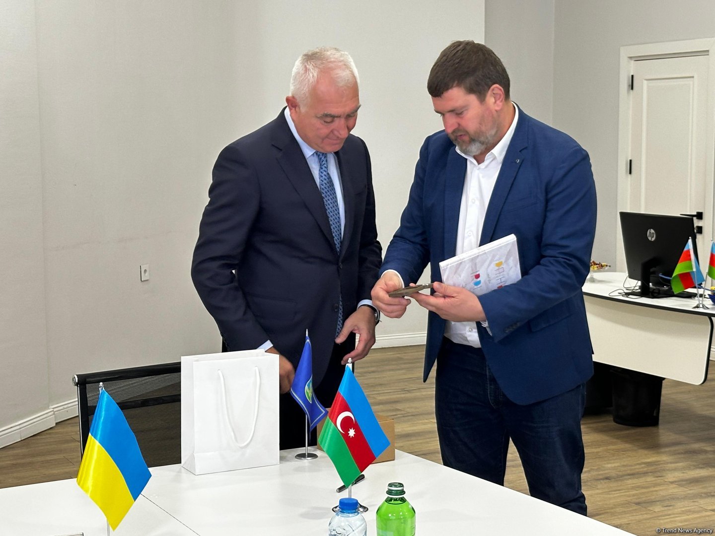 Подписан документ о побратимстве между городами Лачин и Ирпень (ФОТО)