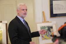 В посольстве США в Азербайджане состоялась выставка "Art in Embassies" (ФОТО)