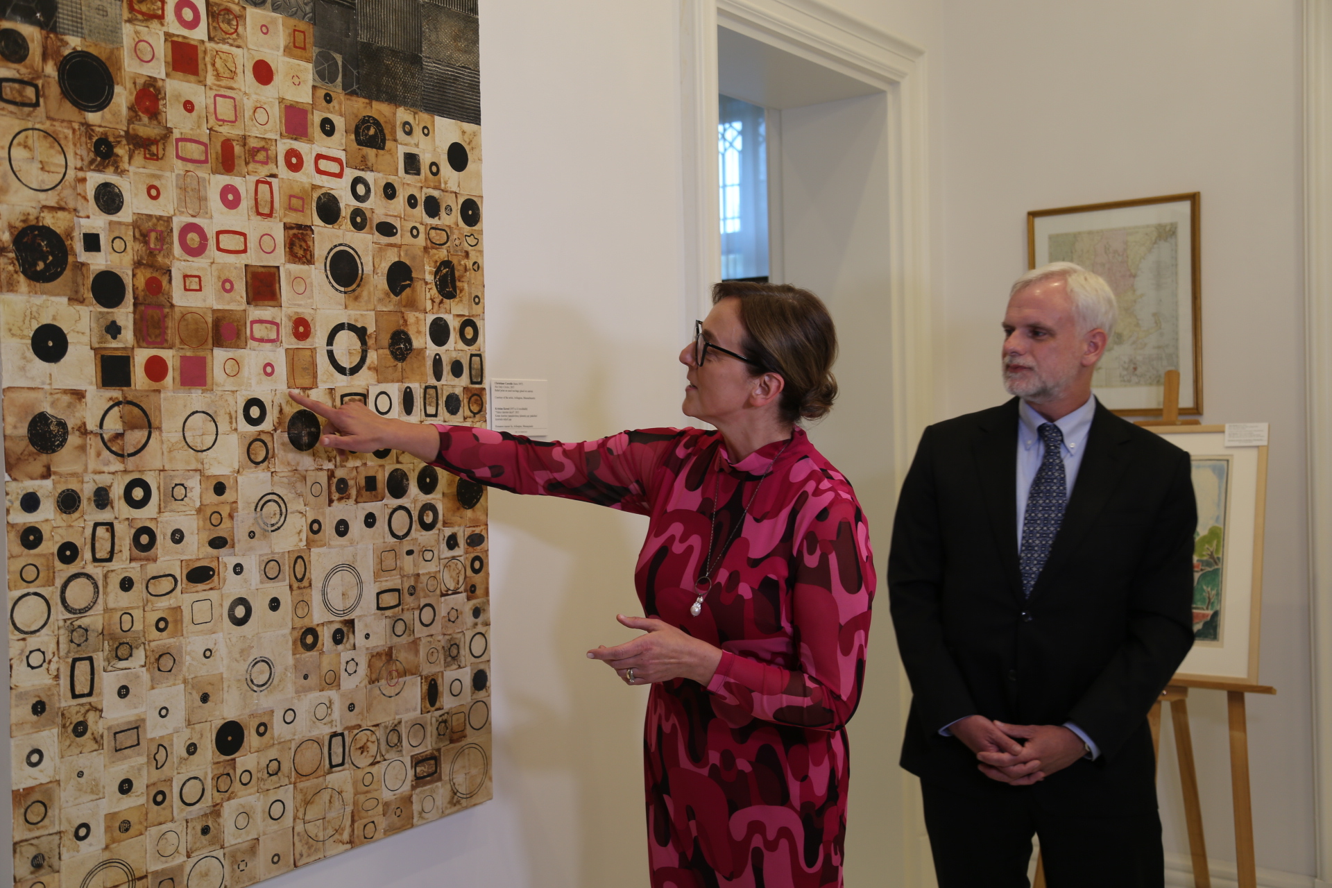 В посольстве США в Азербайджане состоялась выставка "Art in Embassies" (ФОТО)