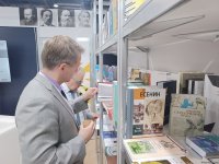 Российский национальный стенд открылся в рамках X Бакинской международной книжной выставки (ФОТО)