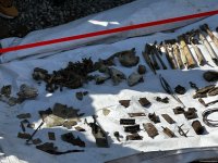 В Агдере проведен осмотр обнаруженного массового захоронения (ФОТО)