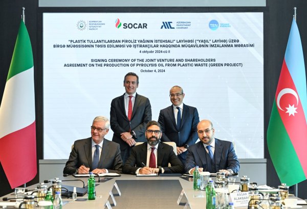 В Сумгайытском химпромпарке совместно с итальянской компанией будет реализован "зеленый" проект (ФОТО)