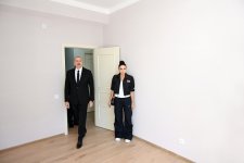 Президент Ильхам Алиев и Первая леди Мехрибан Алиева приняли участие в открытии жилого комплекса в городе Джебраил (ФОТО/ВИДЕО)