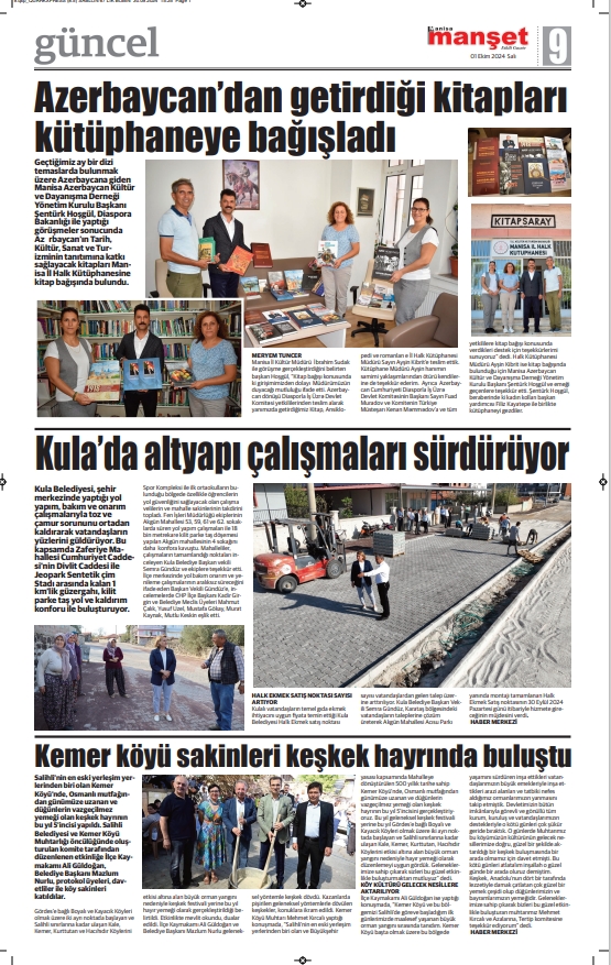 Народной библиотеке города Маниса переданы в дар книги, связанные с Азербайджаном (ФОТО)