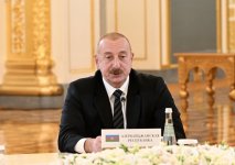 Президент Ильхам Алиев принял участие в заседании Совета глав государств СНГ в Москве (ФОТО/ВИДЕО)