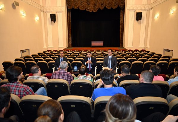 Министр культуры Азербайджана встретился с театральными коллективами, обсуждены актуальные вопросы (ФОТО)