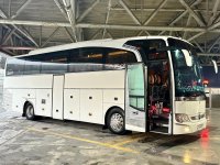 Регулярный автобусный рейс Баку-Лачин прибыл в Лачин (ФОТО)