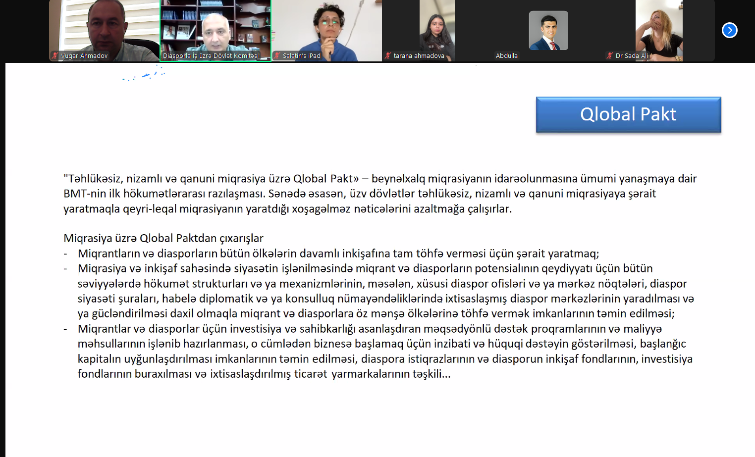 Стартовал проект "Академия диаспоры-2"» (ФОТО)