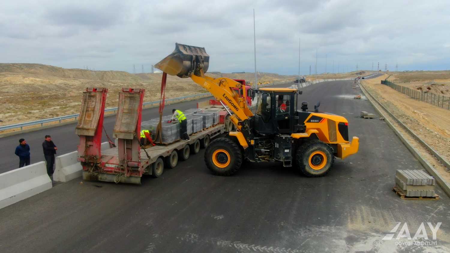 Назван прогресс по выполнению работ в рамках строительства автодороги Беюкшор-Пиршаги  (ВИДЕО/ФОТО)