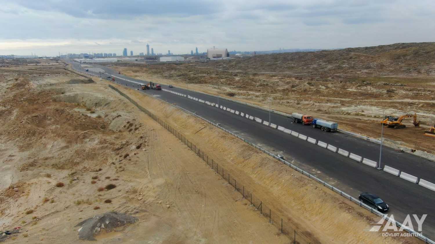 Назван прогресс по выполнению работ в рамках строительства автодороги Беюкшор-Пиршаги  (ВИДЕО/ФОТО)