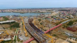 Назван прогресс по выполнению работ в рамках строительства автодороги Беюкшор-Пиршаги  (ВИДЕО/ФОТО)