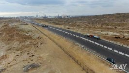 Назван прогресс по выполнению работ в рамках строительства автодороги Беюкшор-Пиршаги  (ВИДЕО/ФОТО)