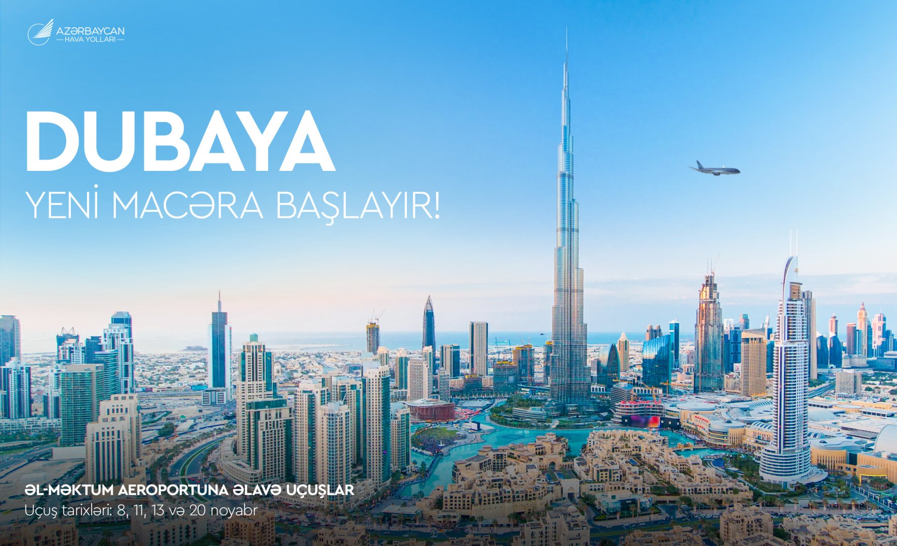 AZAL открывает рейсы в еще один аэропорт Дубая и продлевает полетную программу в Батуми (ФОТО)