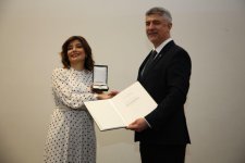 Гюнай Эфендиева награждена одной из высших наград Венгрии - орденом "Командорский крест за заслуги" (ФОТО)