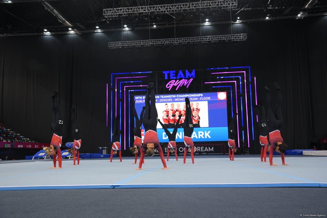 В Баку продолжается чемпионат Европы по TeamGym (ФОТО)