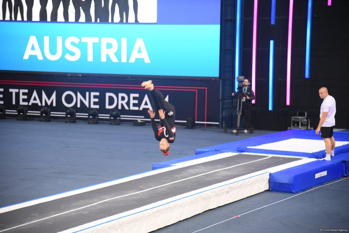 В Баку продолжается чемпионат Европы по TeamGym (ФОТО)