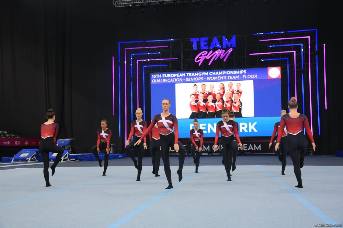 В Баку продолжается чемпионат Европы по TeamGym (ФОТО)