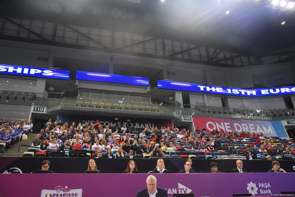 В Баку продолжается чемпионат Европы по TeamGym (ФОТО)