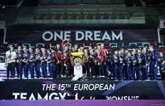 Завершились соревнования смешанных команд на чемпионате Европы по "TeamGym" в Баку