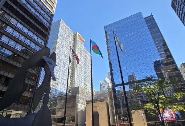 В Чикаго поднят флаг Азербайджана по случаю Дня восстановления независимости страны