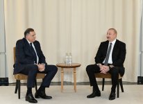 Президент Ильхам Алиев встретился в Казани с Милорадом Додиком (ВИДЕО/ФОТО)
