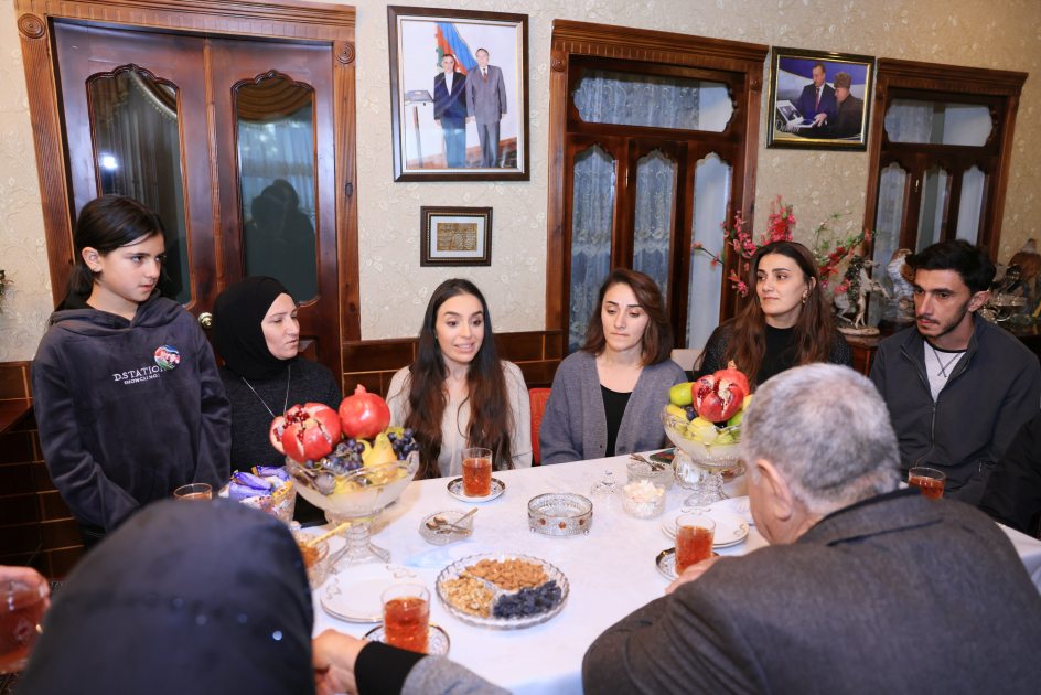 Вице-президент Фонда Гейдара Алиева Лейла Алиева встретилась с семьей чобана Ханыша (ФОТО/ВИДЕО)
