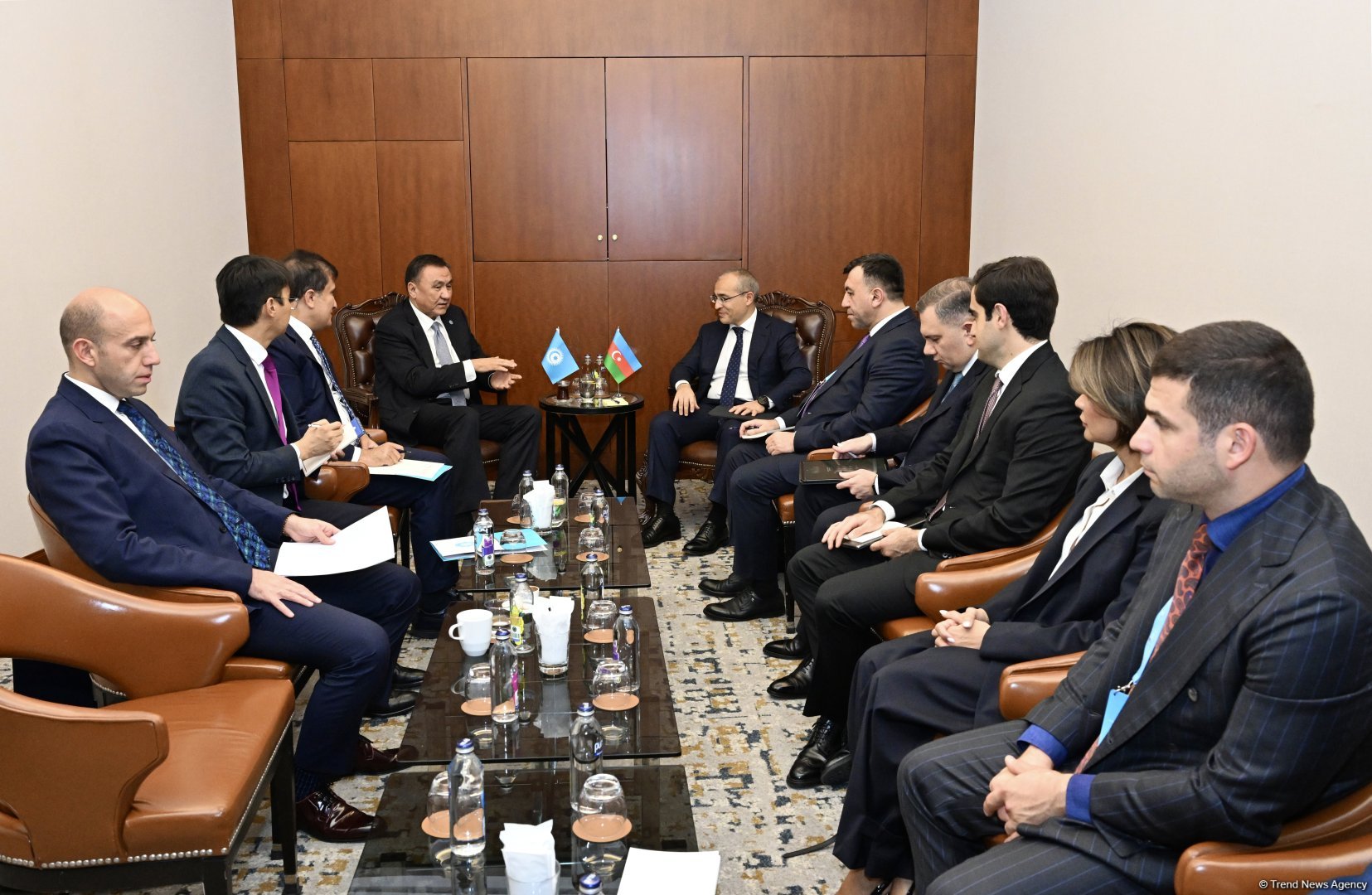 Министр экономики провел переговоры с генеральным секретарем Организации Тюркских Государств (ФОТО)