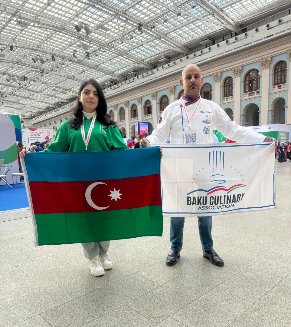 Азербайджанский кулинар стала победителем международного чемпионата "Абилимпикс"  (ФОТО)