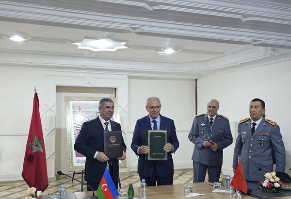 Подписано соглашение о военном сотрудничестве между Азербайджаном и Марокко (ФОТО)
