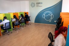 Начал работу колл-центр COP29 (ФОТО)