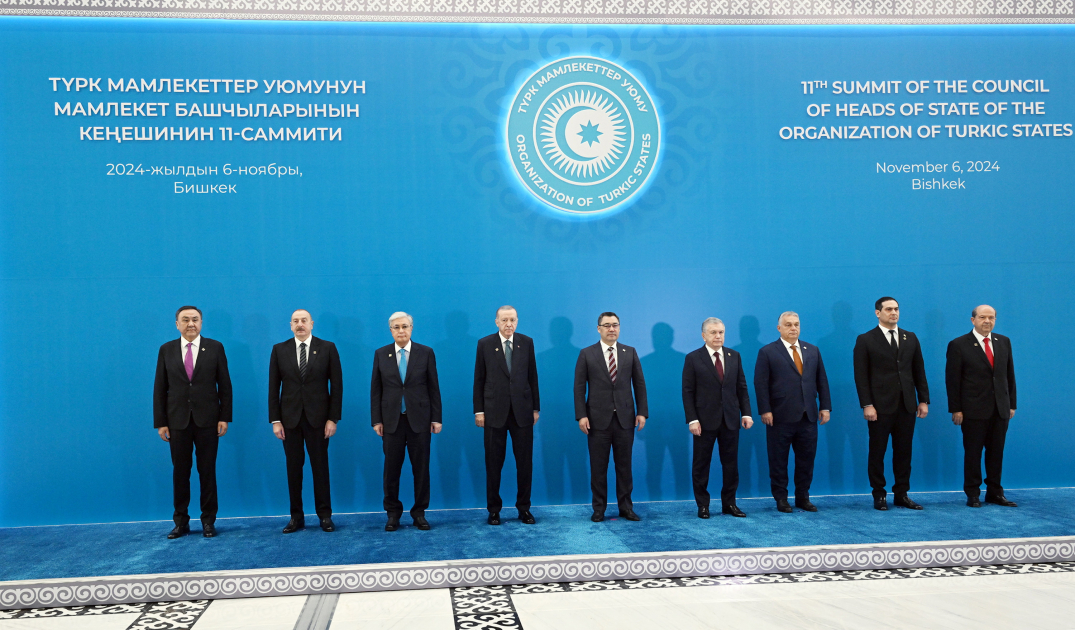 Президент Ильхам Алиев принял участие в 11-м Саммите глав государств Организации тюркских государств в Бишкеке (ФОТО/ВИДЕО)