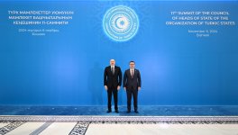 Президент Ильхам Алиев принял участие в 11-м Саммите глав государств Организации тюркских государств в Бишкеке (ФОТО/ВИДЕО)