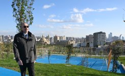 Президент Ильхам Алиев принял участие в открытии третьей части Центрального парка в Баку (ФОТО/ВИДЕО)