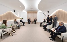 Президент Ильхам Алиев встретился с Президентом Сербии (ФОТО/ВИДЕО)