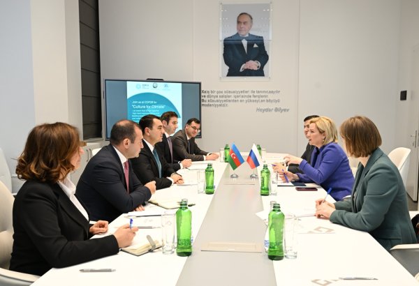 Состоялась встреча министров культуры Азербайджана и России
