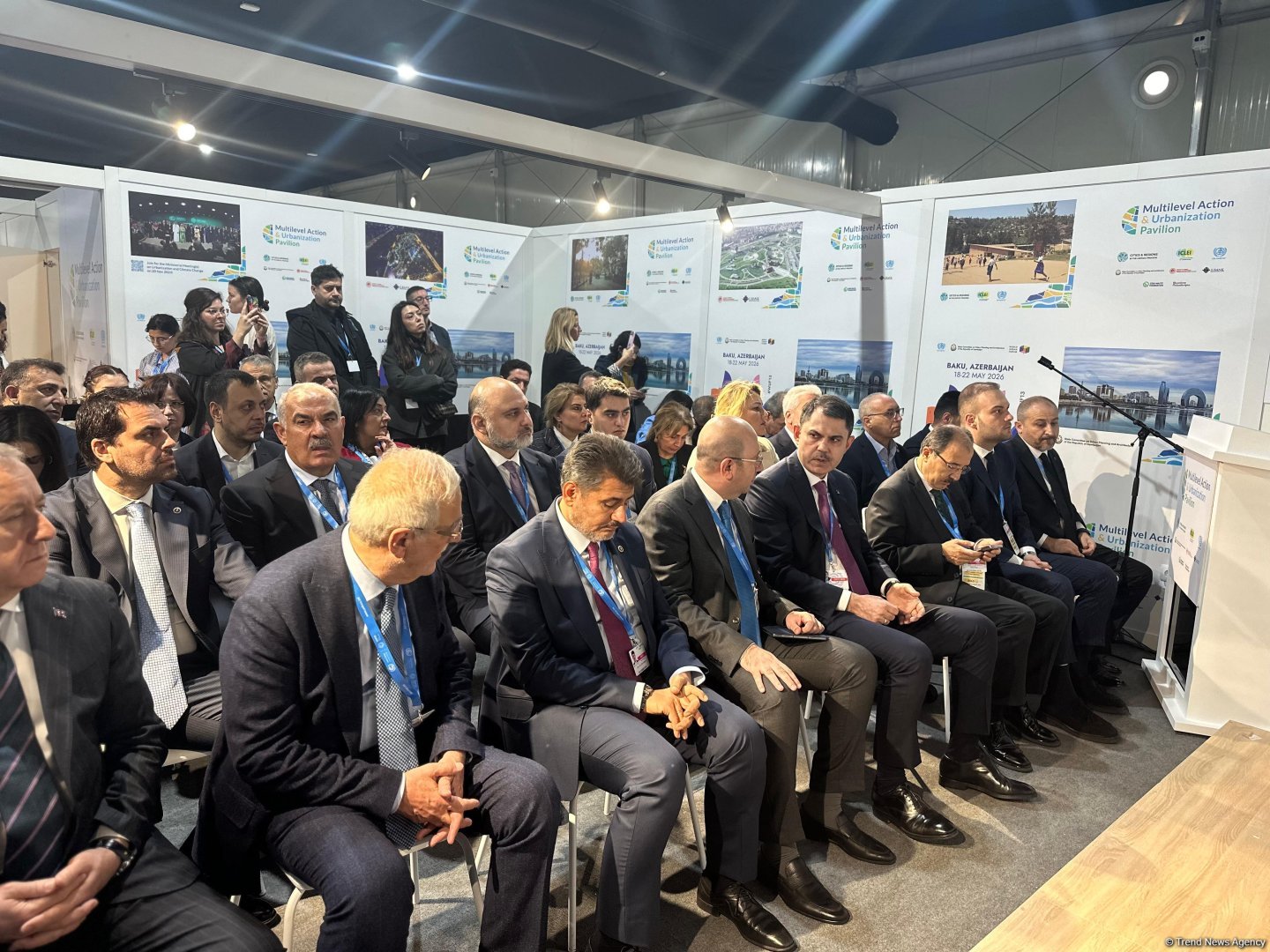 В рамках COP29 в Баку состоялось официальное открытие павильона Многоуровневой деятельности и градостроительства (ФОТО)