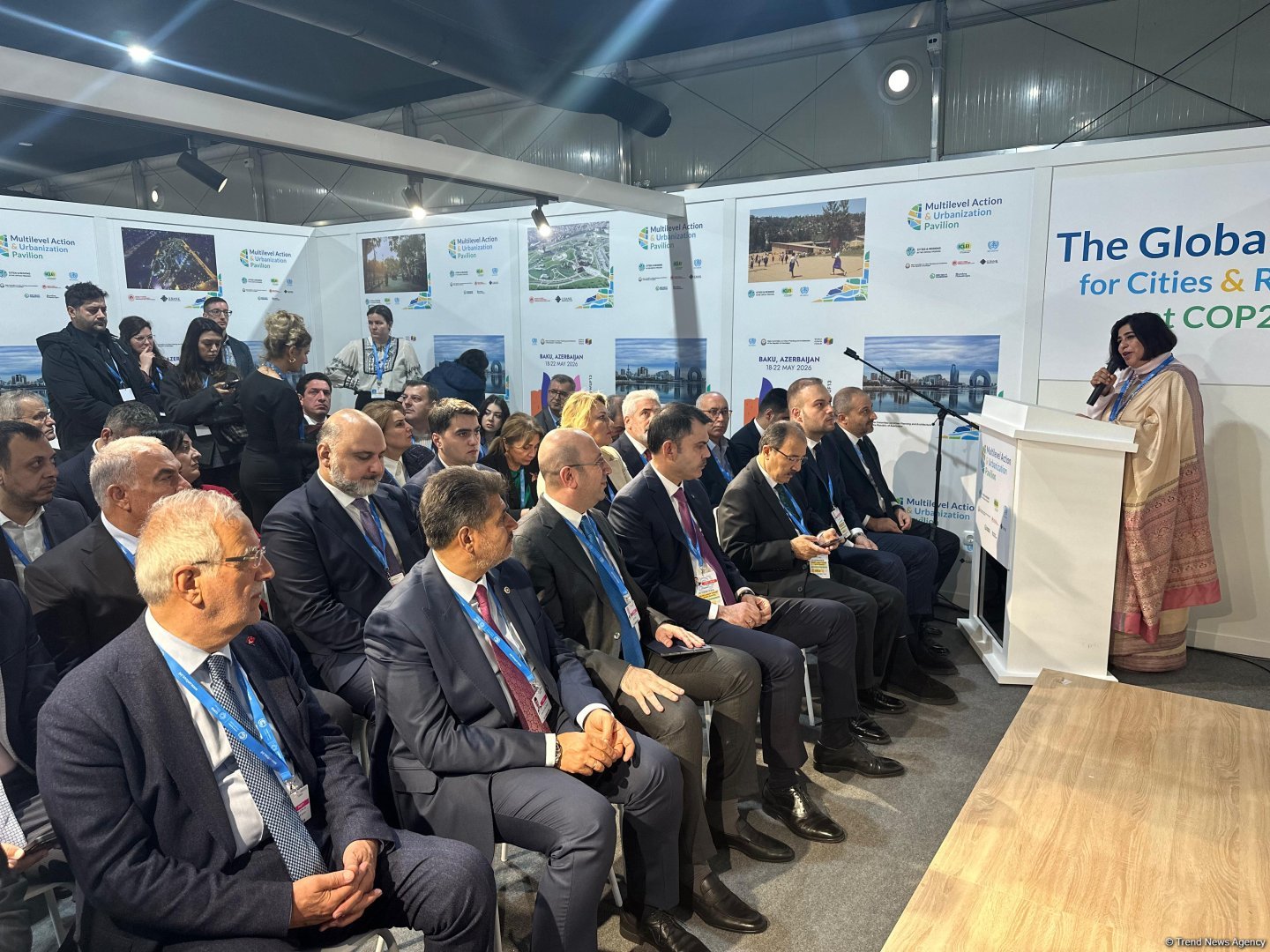 В рамках COP29 в Баку состоялось официальное открытие павильона Многоуровневой деятельности и градостроительства (ФОТО)