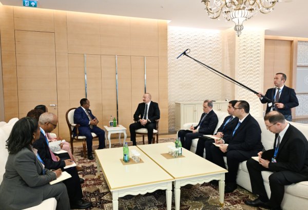 Президент Ильхам Алиев встретился с Президентом Эфиопии (ФОТО/ВИДЕО)